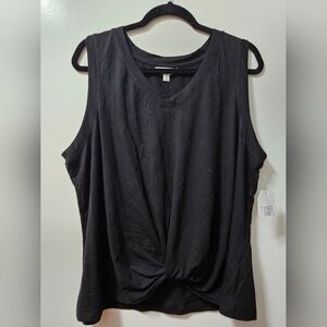 NWT Black Sleeveless Tank Top. XXXL